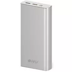 Аккумулятор внешний универсальный HIPER MPX20000 20000mAh, 2 USB, 3A+3A+2.4A, серебристый