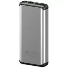 Аккумулятор внешний универсальный HIPER MS20000 Li-Pol 20000 mAh Aluminum 2.4A+1.5A 4xUSB 1xType-C, серебристый