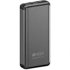 Аккумулятор внешний универсальный HIPER MS20000 Li-Pol 20000 mAh Aluminum 3A+2.4A 4xUSB 1xType-C серый