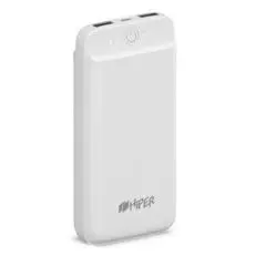 Аккумулятор внешний универсальный HIPER SL20000 Li-Pol 20000mAh 2.1A+2.1A 2xUSB, белый