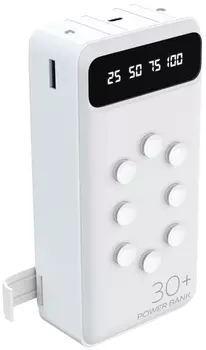 Аккумулятор внешний универсальный More Choice PB42S-30 30000mAh Smart 2USB 2.1A White