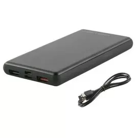 Аккумулятор внешний универсальный Red Line PDP-3А УТ000015903 10000 mAh, 3А, 2USB + Type-C, черный