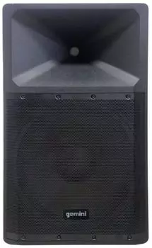 Акустическая система Gemini GSP-2200 2-х полосная, активная, 250 Вт, 15"+1", 40-20000 Гц, входы: 2xXLR микрофонный, 2x1/4" линейный, RCA AUX, 3,5мм AU