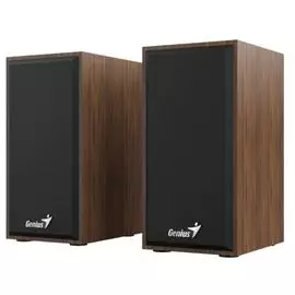 Акустическая система Genius SP-HF180 31730029400 wooden, 2Х3 Вт, регулятор громкости, дерево, питание USB. Крупнее и громче!