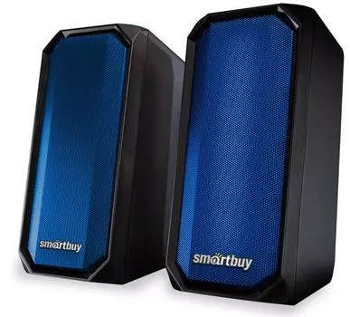 Акустическая система SmartBuy RAPTURE SBA-4300 2.0, Bluetotoh, 6Вт, RGB-подсветка, USB, черный (1/10)