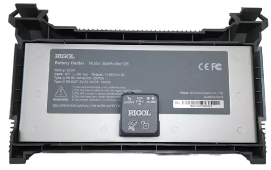 Аккумуляторный отсек Rigol BatHolder138 внешний для цифровых осциллографов серии DHO4000