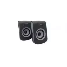 Акустическая система 2.0 CBR CMS 366 grey, питание USB, 2х3 Вт (6 Вт RMS), пластик, покрытие "софт-тач", 3.5 мм лин. стереовход, регул. громк., 1,2 м