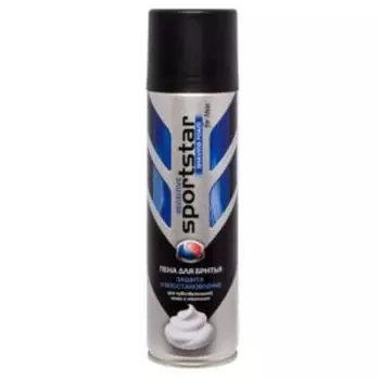 пена для бритья SPORTSTAR Sensitive для чувствительной кожи с ментолом 200мл