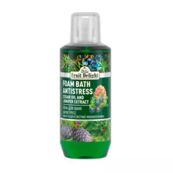 Пена для ванн Fruit Delight Антистресс, масло кедра и экстракт можжевельника, 1 л
