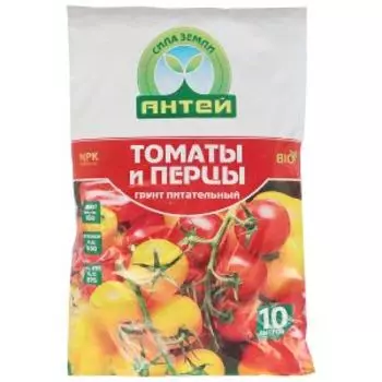 Почвогрунт Антей для томатов и перца, 10 л