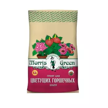 Почвогрунт MORRIS GREEN для цветущих горшечных культур, 6,5л
