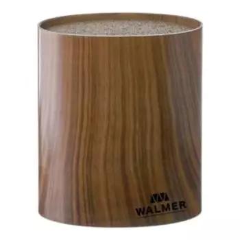 подставка для ножей WALMER Wood, 16x7x16см, пластик
