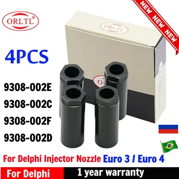 4 шт. гайка форсунки 9308-002E колпачок 9308-002C 9308-002F 9308-002D Евро 3/4 для форсунки Delphi EJBR04501D EJBR03401D NUT