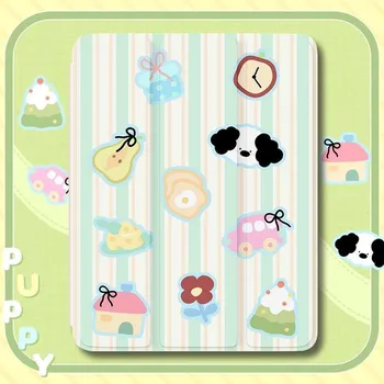 Для iPad 2021 9th 10.2, чехол с милым животным рисунком, тройной чехол для iPad для iPad 2022 10th 10.9 Air4 Air5 10.9 с подставкой для карандашей iPad 2021 Gen910.2