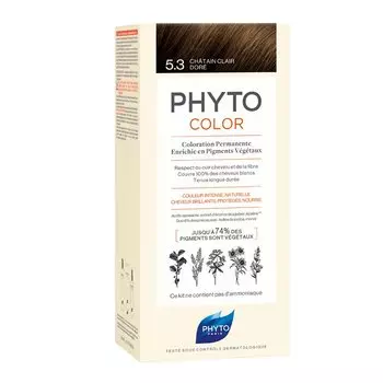 Phytosolba Фитоколор Краска для волос 4D/5.3 Светлый золотистый шатен