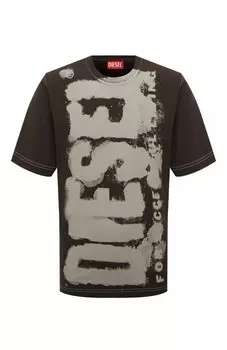 Хлопковая футболка Diesel