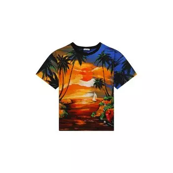Хлопковая футболка Dolce & Gabbana