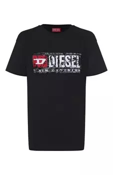 Хлопковая футболка Diesel