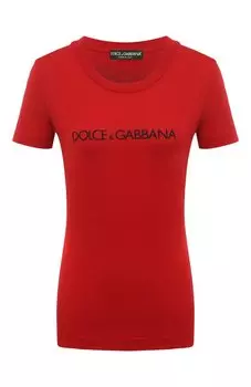 Хлопковая футболка Dolce & Gabbana