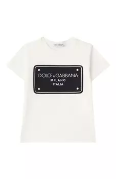 Хлопковая футболка Dolce & Gabbana