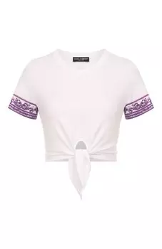 Хлопковая футболка Dolce & Gabbana