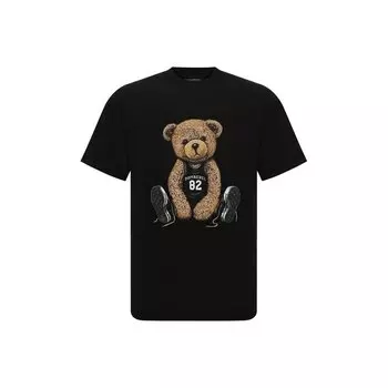 Хлопковая футболка DOMREBEL