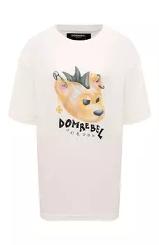 Хлопковая футболка DOMREBEL