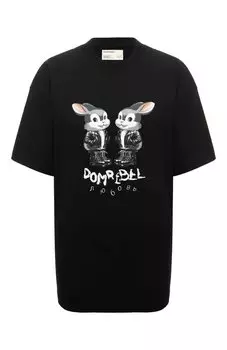 Хлопковая футболка DOMREBEL