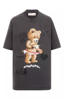 Хлопковая футболка DOMREBEL