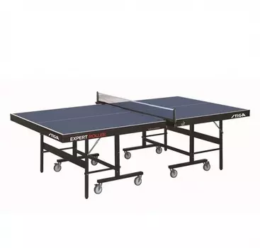 Теннисный стол профессиональный Stiga Expert Roller CCS 25 мм 261.6020/St синий