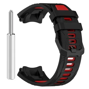 Силиконовый ремешок для смарт-часов Huami Amazfit T-Rex 3, сменный спортивный ремешок для браслета Amazfit T Rex 3, аксессуары For Amazfit T-Rex 3 жёлтый/серый