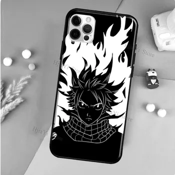 Чехол для телефона Anime Fairy Tail Natsu для Apple iPhone 13 12 11 Pro Max mini X XR XS Max 7 8 Plus SE 2020 Cover Coque iphone 5 5S SE