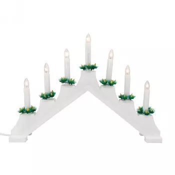 Фигурка «Новогодняя горка» 30х41см Uniel UDL-L7101-007/SWA/WW White Bridge UL-00007388