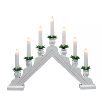 Фигурка «Новогодняя горка» 34х39см Uniel UDL-L7301-007/SWA/WW White Bridge UL-00007389