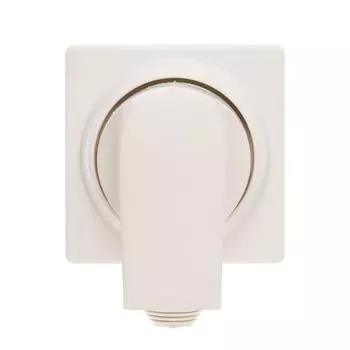 Комплект розетка вилка 2К+З Legrand Quteo 32А 400V с/з со шторками белый 782222
