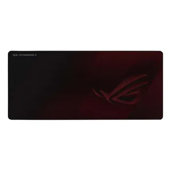 Игровой коврик для мыши Asus NC08-ROG Scabbard II, XXL, черный/красный