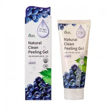 ekeL Natural Clean Peeling Gel Гель-пилинг Natural Clean Peeling Gel (180 мл 6,09 жидких унций) Отшелушивает, увлажняет, осветляет и удаляет загрязнения, делая кожу естественной, здоровой и сияющей. Acai Berry