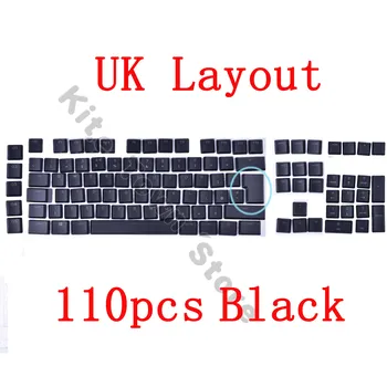 Полный комплект, G915 110 шт. колпачков для клавиш PBT, Европейская версия для беспроводной клавиатуры Logitech G813 G913 G815 G915 RGB