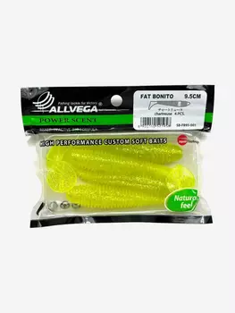 Приманка съедобная ALLVEGA "Fat Bonito" 9,5см 8,5г, Зеленый