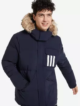 Пуховик мужской adidas 3-Stripes Puffa, Черный, размер 44-46