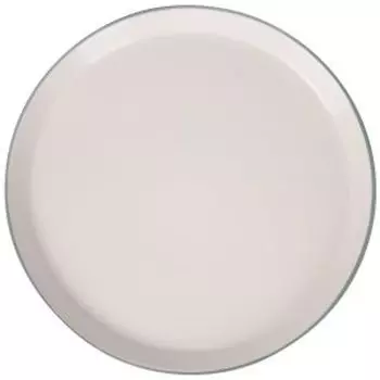 Тарелка обеденная White and green, 27 см, керамика