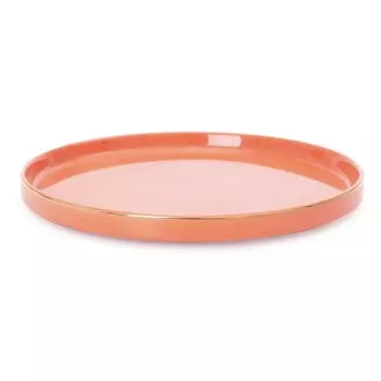 Тарелка десертная Domenik Coral Gold, 21 см, фарфор
