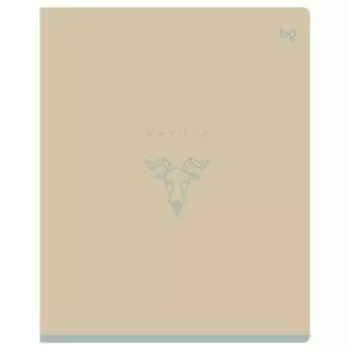 Тетрадь BG Nature, А5, 48 листов, клетка, soft-touch ламинация, в ассортименте