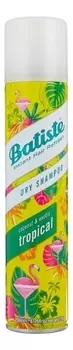 Сухой шампунь с ароматом тропических фруктов Dry Shampoo Coconut &amp; Exotic Tropical 200мл: Шампунь 200мл