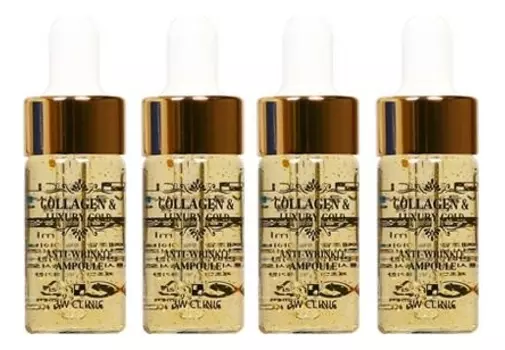 Сыворотка для лица с коллагеном и золотом Collagen &amp; Luxury Gold Anti Wrinkle Ampoule 4*13мл