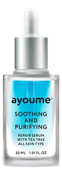 Сыворотка для лица успокаивающая c экстрактом чайного дерева Soothing And Purifying Repair Serum Tea Tree 30мл