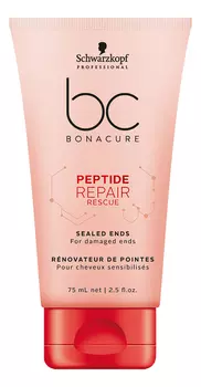 Сыворотка для секущихся кончиков BC Peptide Repair Rescue Sealed Ends: Сыворотка 75мл
