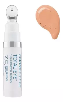 Сыворотка-корректор для кожи вокруг глаз 3 в 1 Total Eye Renewal Therapy SPF35 7мл: Medium