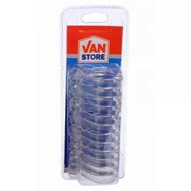 Набор колец Vanstore прозрачных из 12 предметов