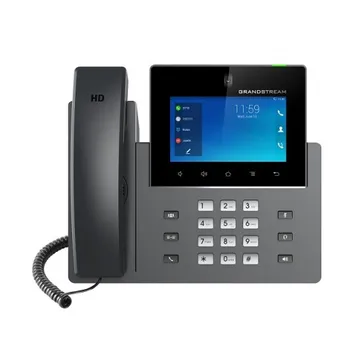 VoIP-телефон Grandstream GXV3450, 16 линий, 16 SIP-аккаунтов, цветной дисплей, PoE, черный (GXV3450)